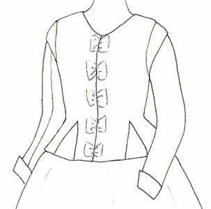 Sketch of the jacket