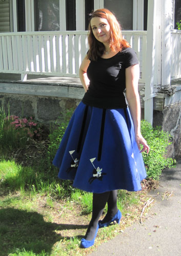 Knights in Shining Armor skirt, finished!