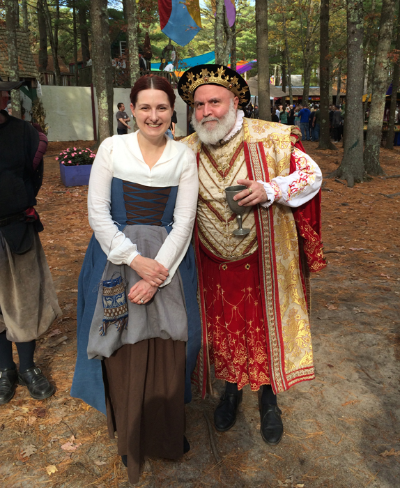 Jenni and King Richard himself!